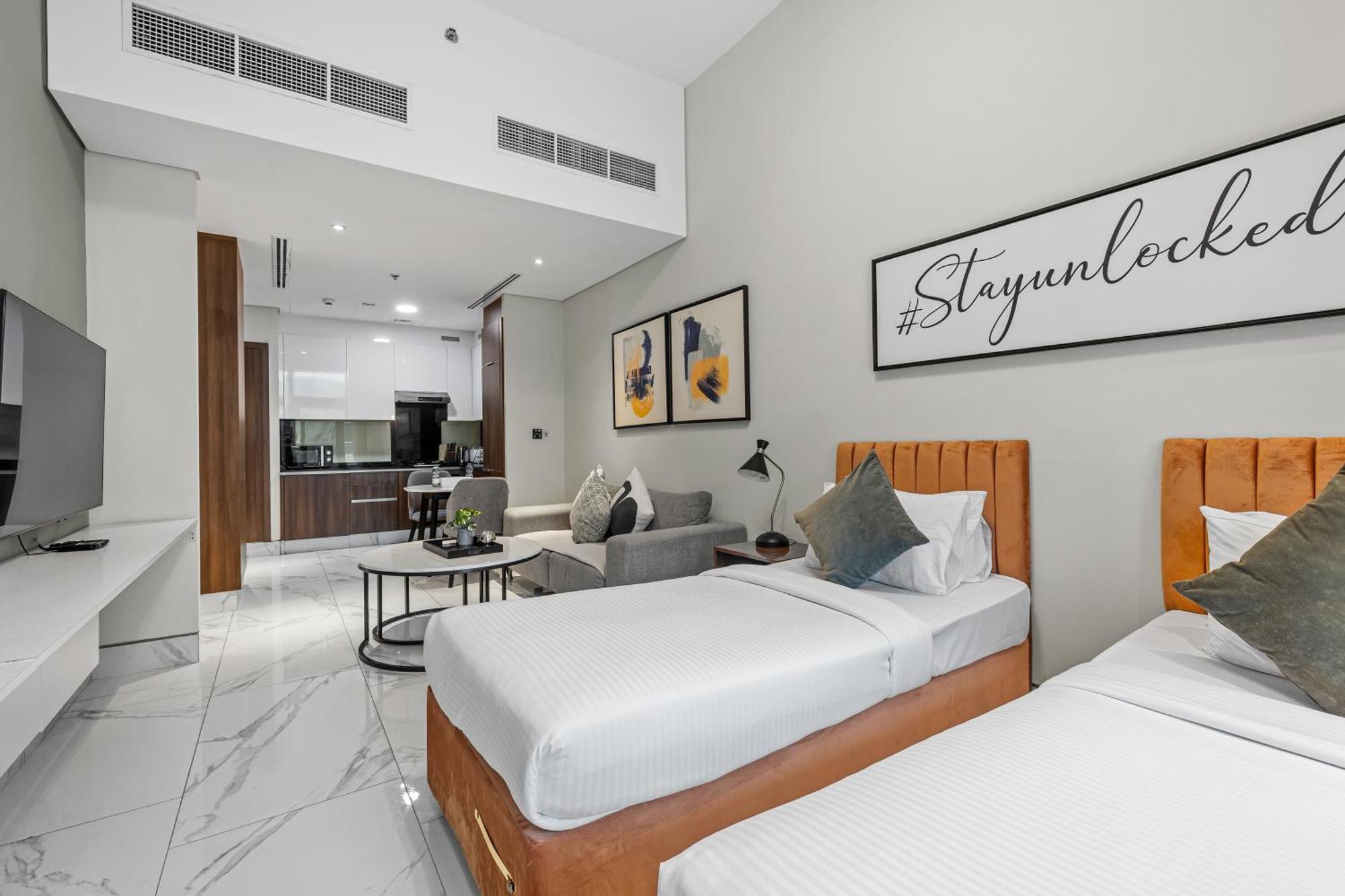 Apartament Unlock J One Downtown Dubaj Zewnętrze zdjęcie